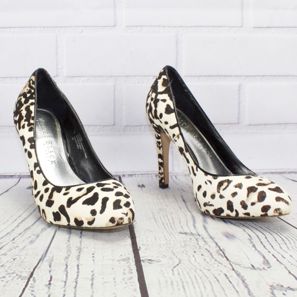 SALE! White House Black Market Leopard Fur Heels 6 - Picture 2 of 8